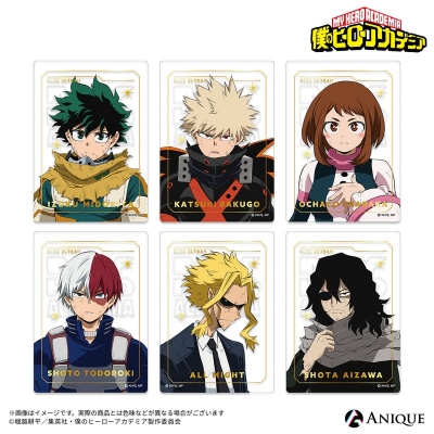 【グッズ-カード】僕のヒーローアカデミア 【ヒーローたちの足跡】トレーディング箔押しクリアフォトカード(全6種)