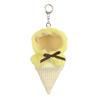 【グッズ-衣装】ノンキャラオリジナル アイスミニぬいポンチョ イエロー【Appel Toi】