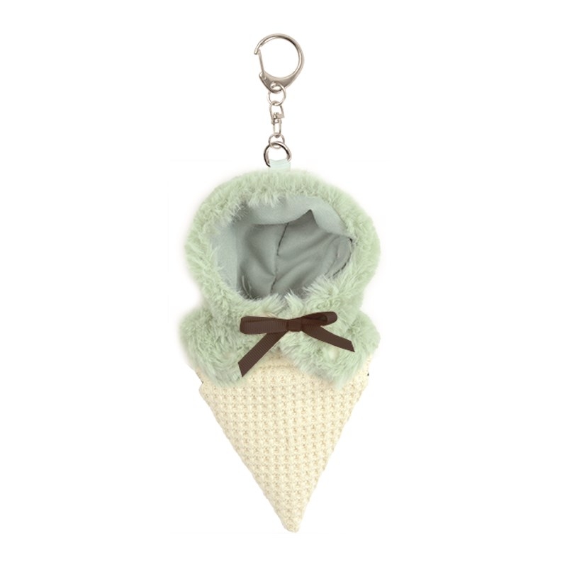 【グッズ-衣装】ノンキャラオリジナル アイスミニぬいポンチョ グリーン【Appel Toi】