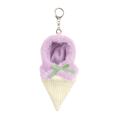 【グッズ-衣装】ノンキャラオリジナル アイスミニぬいポンチョ パープル【Appel Toi】