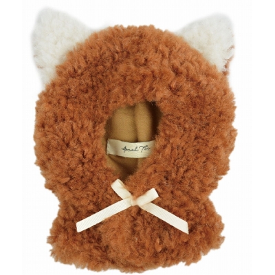 【グッズ-衣装】ノンキャラオリジナル アニマル耳ぬいポンチョ キツネ【Appel Toi】