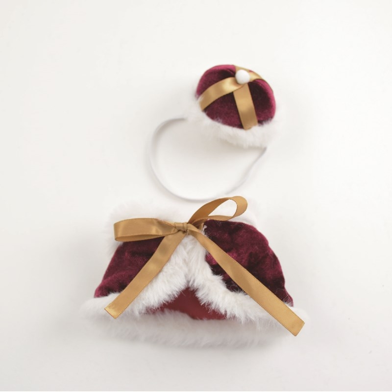 【グッズ-ぬい服】ノンキャラオリジナル 王様ぬいケープ レッド【Appel Toi】