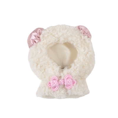 【グッズ-衣装】ノンキャラオリジナル チャイナパンダぬいポンチョ ピンク【Appel Toi】