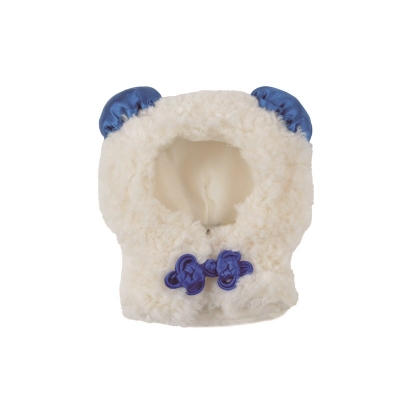 【グッズ-衣装】ノンキャラオリジナル チャイナパンダぬいポンチョ ブルー【Appel Toi】