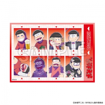 グッズ-ステッカー】おそ松さん 証明写真風ステッカー おそ松 | アニメイト