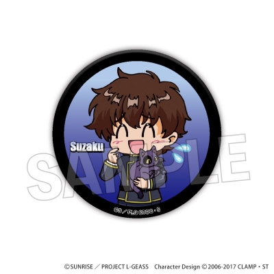 【グッズ-バッチ】コードギアス 反逆のルルーシュ DOTABATA!缶バッジ スザク(制服)