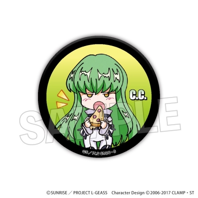 【グッズ-バッチ】コードギアス 反逆のルルーシュ DOTABATA!缶バッジ C.C.(拘束服)