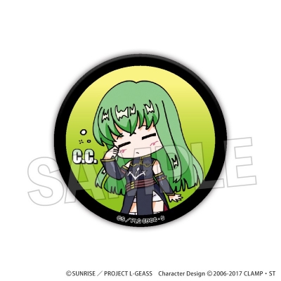 【グッズ-バッチ】コードギアス 反逆のルルーシュ DOTABATA!缶バッジ C.C.(黒の騎士団)
