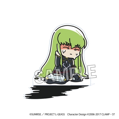 【グッズ-スタンドポップ】コードギアス 反逆のルルーシュ ATSUIシャドウアクリルスタンド C.C.(黒の騎士団)