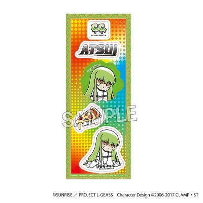【グッズ-ステッカー】コードギアス 反逆のルルーシュ ATSUIステッカー C.C.(拘束服)