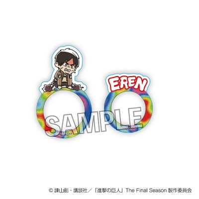 【グッズ-指輪】進撃の巨人 ATSUI指の上の透明リング エレン