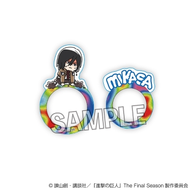 【グッズ-指輪】進撃の巨人 ATSUI指の上の透明リング ミカサ