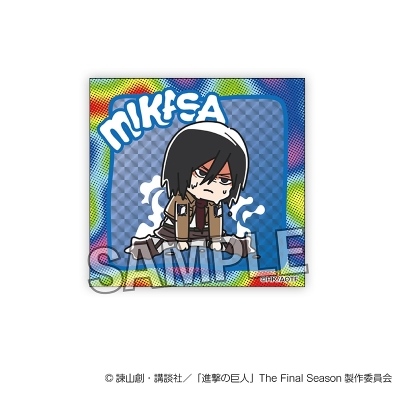 【グッズ-置きもの】進撃の巨人 ATSUIギラギラブロック ミカサ