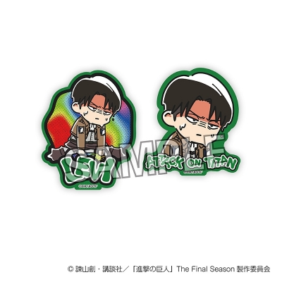 【グッズ-ステッカー】進撃の巨人 ATSUIステッカーセット リヴァイ