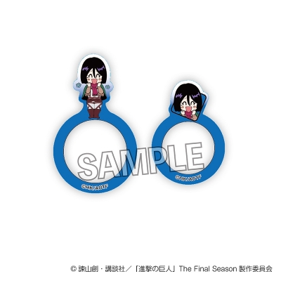 【グッズ-指輪】進撃の巨人 DOTABATA!指の上の透明リング ミカサ