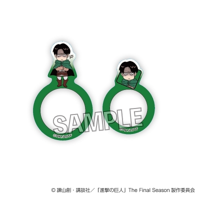 【グッズ-指輪】進撃の巨人 DOTABATA!指の上の透明リング リヴァイ