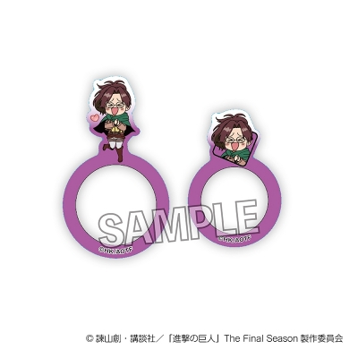 【グッズ-指輪】進撃の巨人 DOTABATA!指の上の透明リング ハンジ