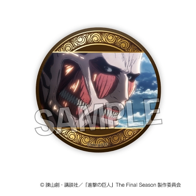 【グッズ-バッチ】進撃の巨人 ギラギラ缶バッジ vol.2 20