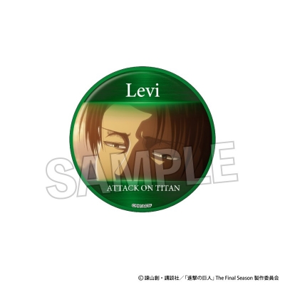 【グッズ-バッチ】進撃の巨人 缶バッジ~アイズコレクション~ リヴァイ