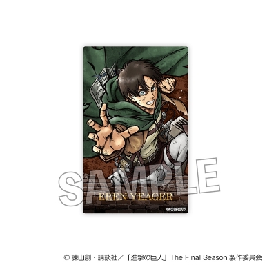 【グッズ-カード】進撃の巨人 激高!!アクリルカード エレン