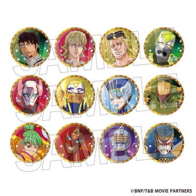 【グッズ-バッチ】劇場版 TIGER & BUNNY -The Rising- トレーディングギラギラ缶バッジ