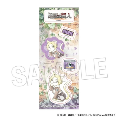 【グッズ-ステッカー】進撃の巨人 憲兵にゃん ステッカー アニ