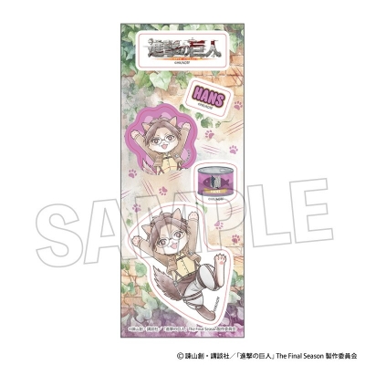 【グッズ-ステッカー】進撃の巨人 調査兵にゃん ステッカー ハンジ