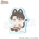【グッズ-置きもの】進撃の巨人 YOKKO いっしょ! ぬいみみモードアクリルブロック リヴァイの画像