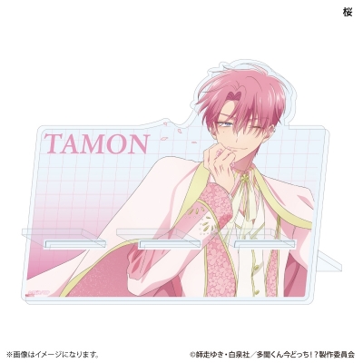 【グッズ-スタンドポップ】TVアニメ『多聞くん今どっち!?』 あなたはどの多聞くんを推す!?ver. アクリルスマホスタンド 福原多聞(桜)