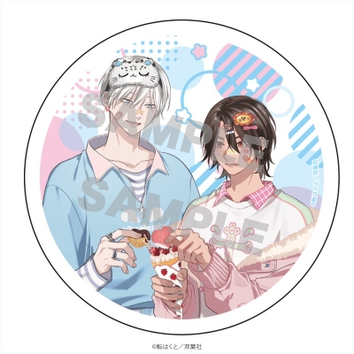 【グッズ-コースター】愛しのしっぽちゃん マージナル8周年フェア 白雲石コースター デートver.