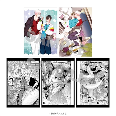 【グッズ-ポストカード】腐男子召喚~異世界で神獣にハメられました~ マージナル8周年フェア ポストカード5種セット 凪・琴音 デート&デザートver.