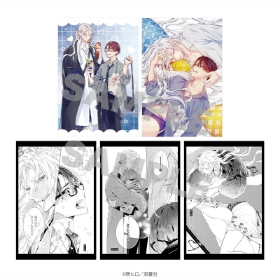 【グッズ-ポストカード】羅城恋月夜 マージナル8周年フェア ポストカード5種セット デート&デザートver.