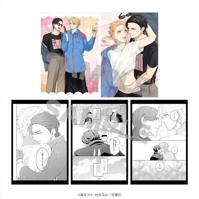 【グッズ-ポストカード】乙女ゲームの悪役が、隠しキャラを恋人になんかするもんじゃない マージナル8周年フェア ポストカード5種セット デート&デザートver.