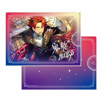 【グッズ-クリアファイル】あんさんぶるスターズ!!Bright me up!! IDOL SHOWCASE クリアファイル【紅月】 鬼龍 紅郎 D