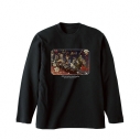 【グッズ-Tシャツ】TVアニメ『黒執事 -寄宿学校編-』 集合 ゆるコマ ロングTシャツユニセックス(サイズ/L)【再販】の画像