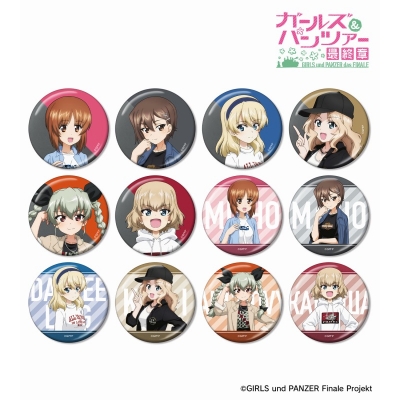 【グッズ-バッチ】ガールズ&パンツァー 最終章 arti-mate トレーディングメタリック缶バッジ 描き下ろし カジュアルファッションver.【アニメイト限定】