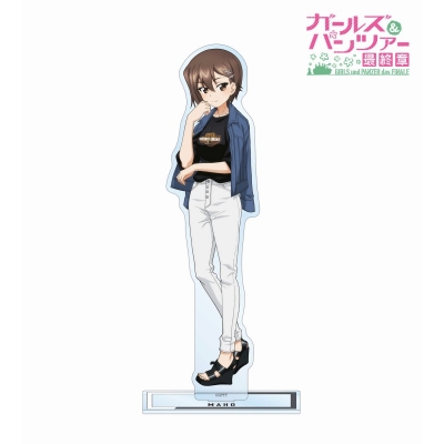 【グッズ-スタンドポップ】ガールズ&パンツァー 最終章 arti-mate BIGアクリルスタンド 西住まほ 描き下ろし カジュアルファッションver.【アニメイト限定】
