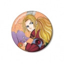 【グッズ-バッチ】Dr.リンにきいてみて! あらいきよこ先生 描き下ろし 光の巫女&四神ver. 月丘エディ&タコヤキ 75mmホログラム缶バッジの画像