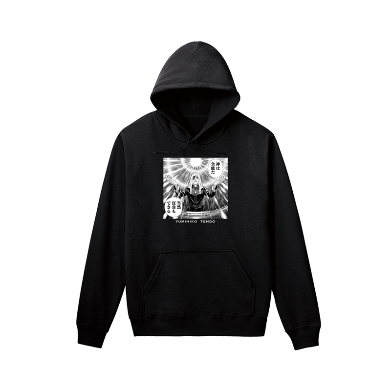 【グッズ-ジャンパー・コート】ジャンケットバンク 天堂 弓彦 原作コマ パーカーレディース(サイズ/M)【再販】