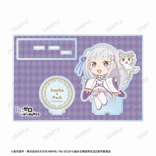 グッズ-スタンドポップ】Re:ゼロから始める異世界生活 エミリア&パック 