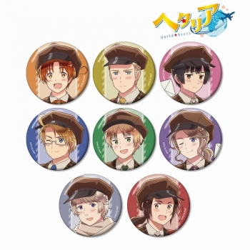 グッズ-バッチ】アニメ「ヘタリア World☆Stars」 描き下ろし 郵便屋 