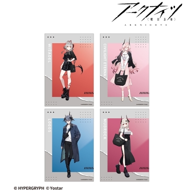 【グッズ-ポストカード】アークナイツ ショッピングver. ポストカード4枚セット ver.A