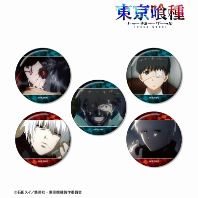 【グッズ-バッチ】TVアニメ『東京喰種トーキョーグール』 金木 研 場面写缶バッジ5個セット
