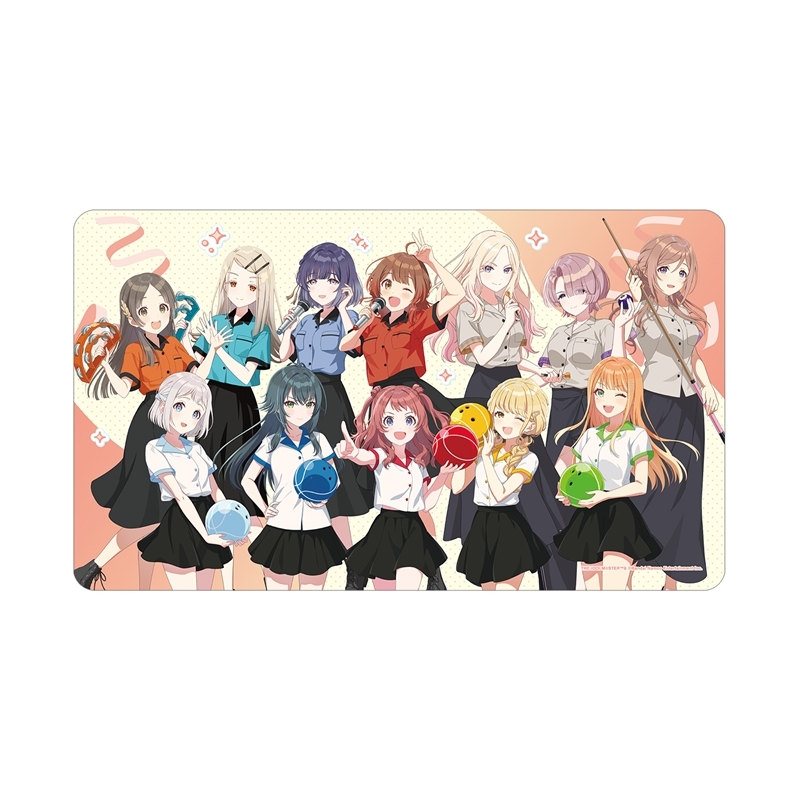【グッズ-デスクマット】学園アイドルマスター 描き下ろし 集合 ボウリングシャツver. マルチデスクマット