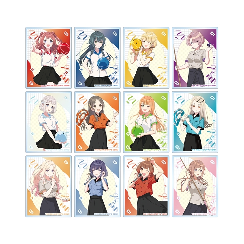 【グッズ-カード】学園アイドルマスター 描き下ろし ボウリングシャツver. トレーディングアクリルカード