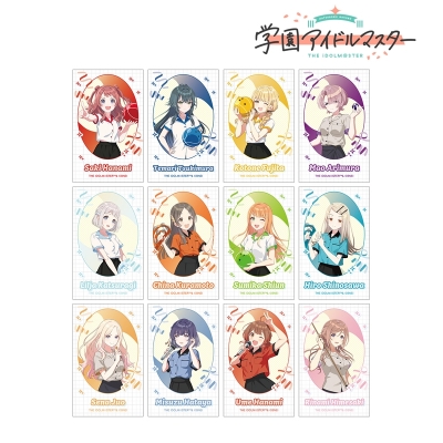 【グッズ-カード】学園アイドルマスター 描き下ろし ボウリングシャツver. トレーディングインスタントカメラ風イラストカード