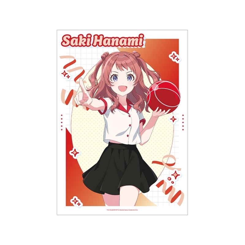 【グッズ-ポスター】学園アイドルマスター 描き下ろし 花海咲季 ボウリングシャツver. A3マット加工ポスター