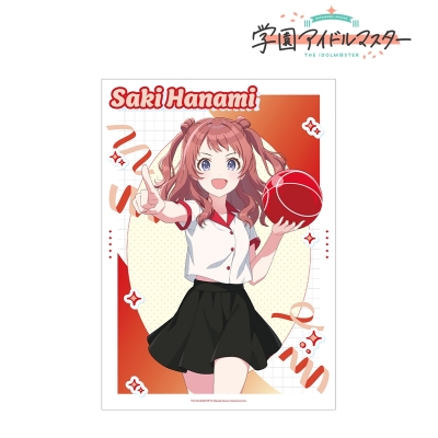 【グッズ-ポスター】学園アイドルマスター 描き下ろし 花海咲季 ボウリングシャツver. A3マット加工ポスター