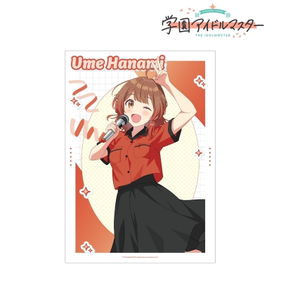 【グッズ-ポスター】学園アイドルマスター 描き下ろし 花海佑芽 ボウリングシャツver. A3マット加工ポスター