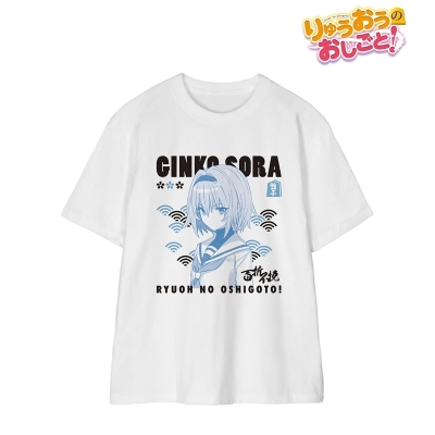 【グッズ-Tシャツ】りゅうおうのおしごと! 空 銀子 原作イラスト Tシャツメンズ(サイズ/XL)【再販】